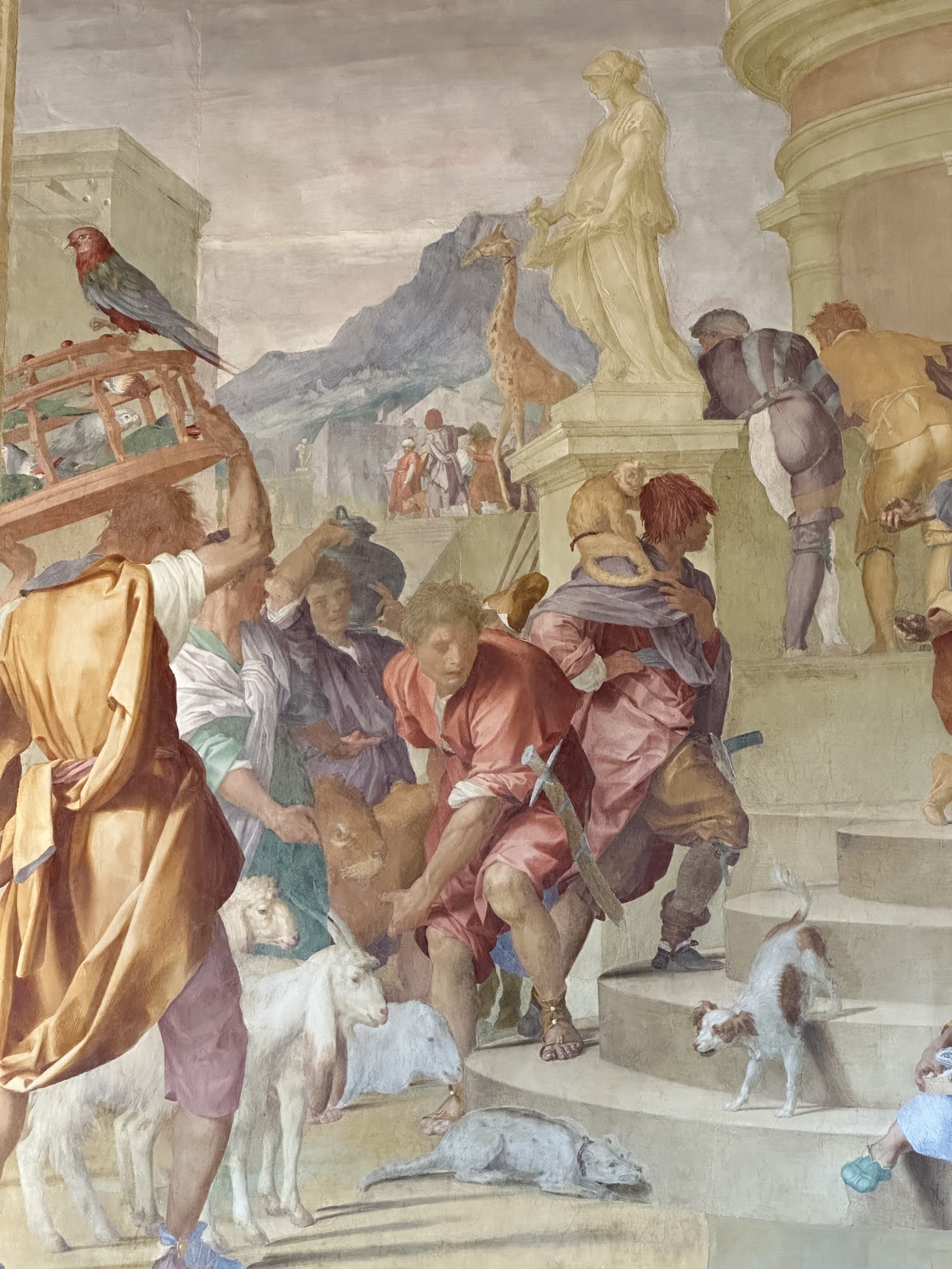 Giraffes as Gifts Young Arts talk illustration