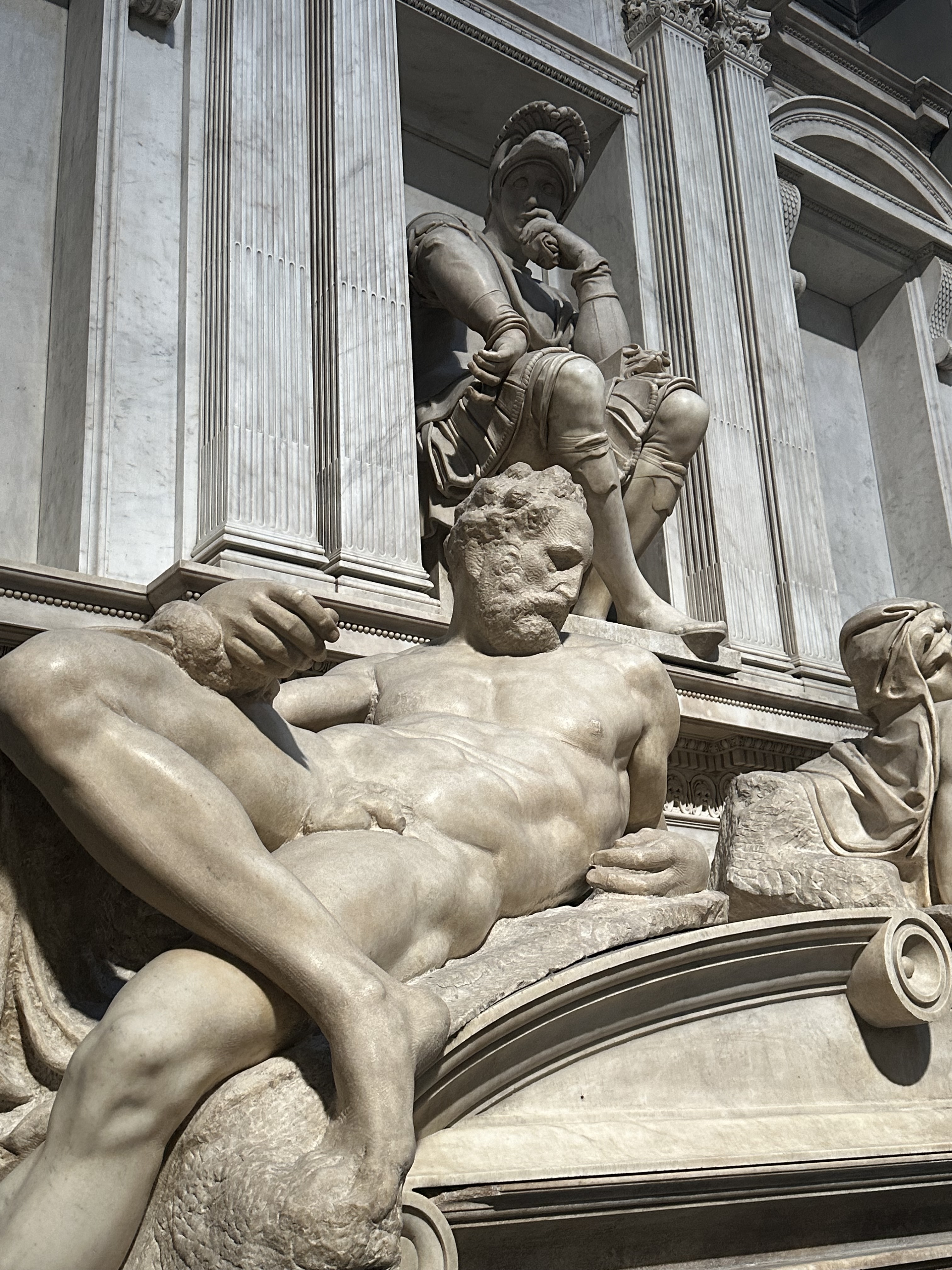 Michelangelo Paper, Stone & Flesh lecture illustration